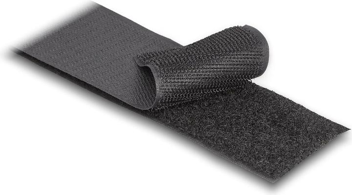 Actual product image Delock Velcro Tape 15m x 50mm Durable Black (50 mm)