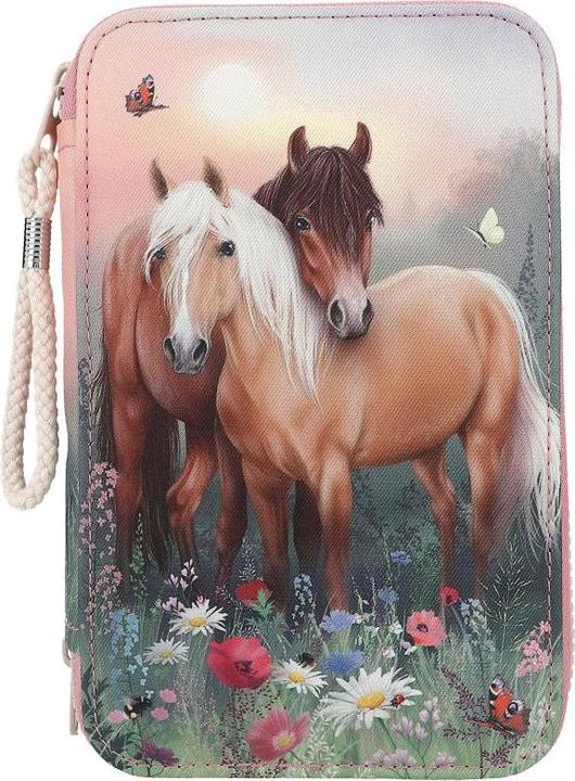 Actual product image Depesche Miss Melody triple pencil case FLOWERS ( 0412869 )