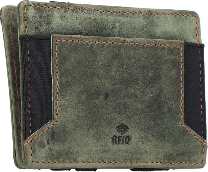 Immagine prodotto Greenburry Portafoglio Magic vintage RFID in pelle 10 cm