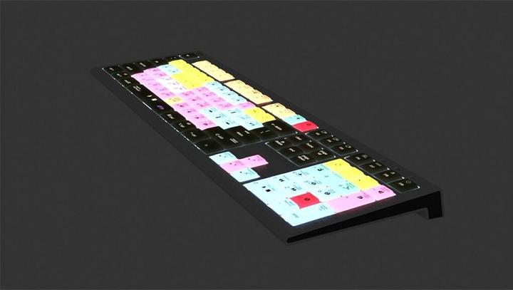 Actual product image Logickeyboard Avid Pro Tools Astra2 BL dt. Mac (DE, Cable)