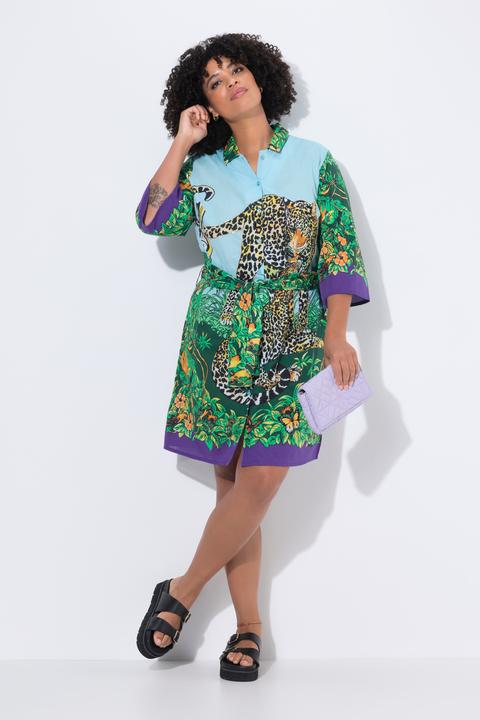 Produktbild Angel of Style Kleid, A-Linie, Leo-Muster, Perlen-Stickerei (42)