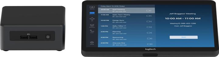 Actual product image Logitech Room Solutions with Intel NUC f