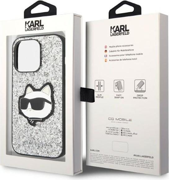 Produktbild Karl Lagerfeld iPhone 14 Pro Max 6.7 Glitter Choupette Patch (Apple iPhone 14 Pro Max)