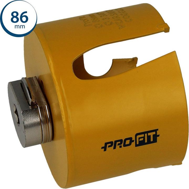 Produktbild Magni PRO-FIT Multi-Purpose-Lochsäge Ø86mm mit 50mm Nutzlänge - ohne Zentrierbohrer - mit Click&Drill Aufn (86 Millimeter)