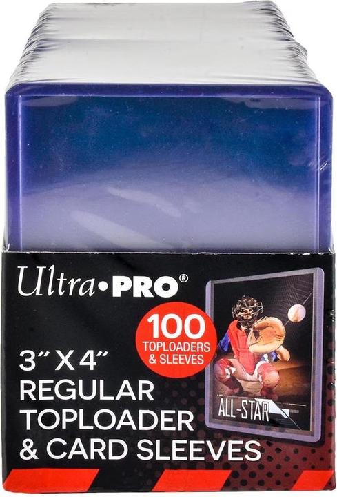 Actual product image Ultra Pro Toploader Regular 35pt & Soft Penny Sleeves Bundle