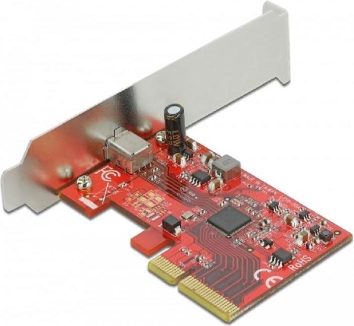 Actual product image Delock PCI Express Card USB 3.2 Gen2x2 - 1x USB-C