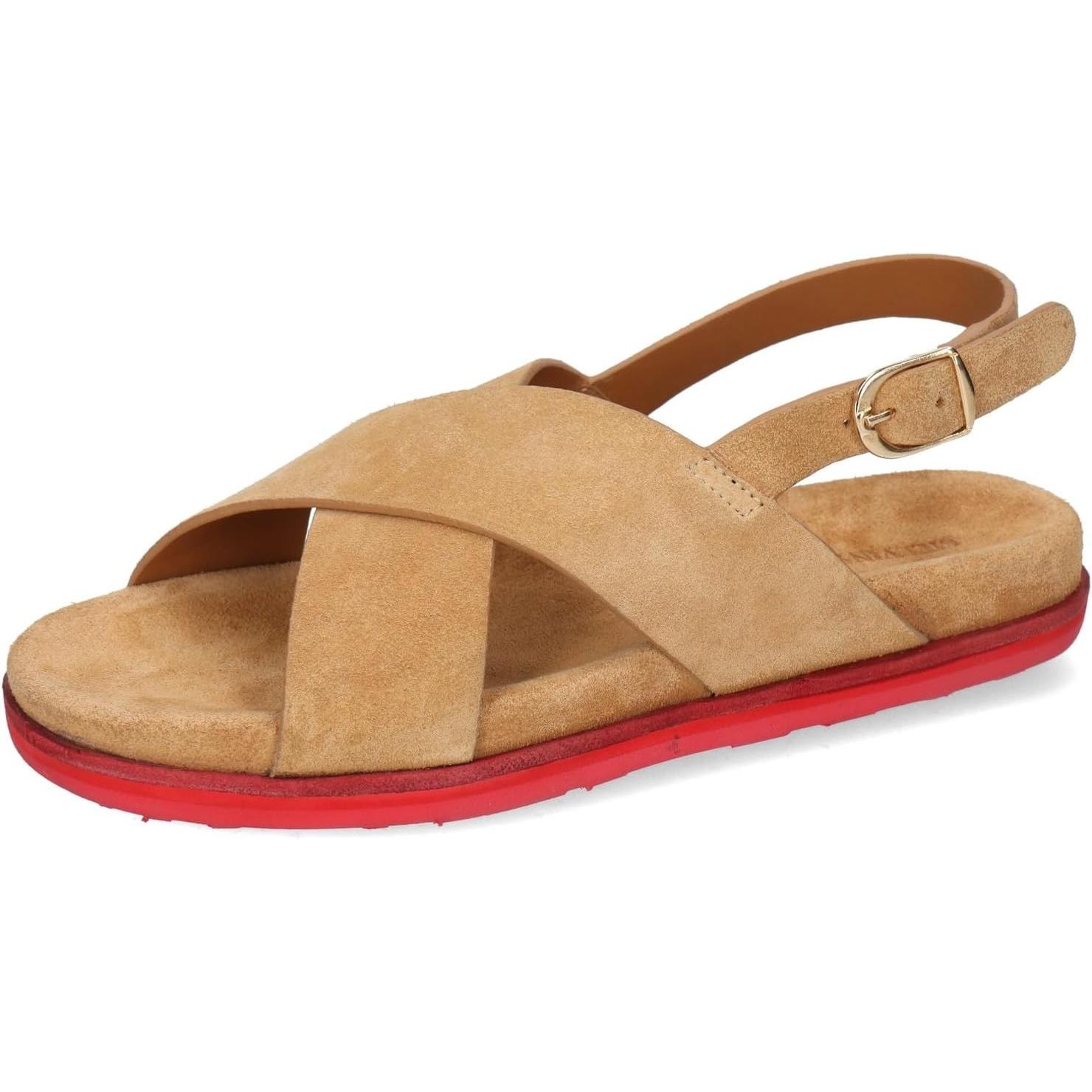 Melvin & Hamilton, Donne, Sandali + Ciabatte, Siri 3, Marrone, (40)