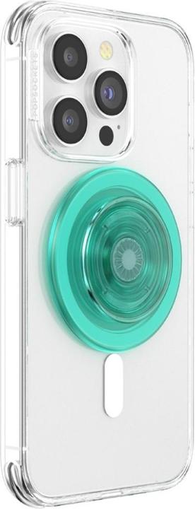 Produktbild PopSockets Translucent Mint PopGrip for MagSafe