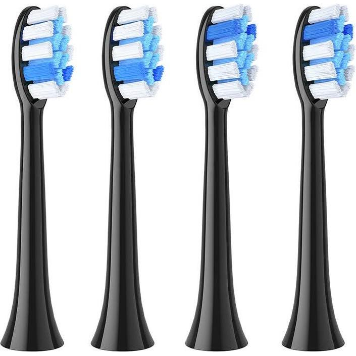 Bitvae, Zahnbürstenkopf, Toothbrush tips BV SDS2 ( black) (4 x)