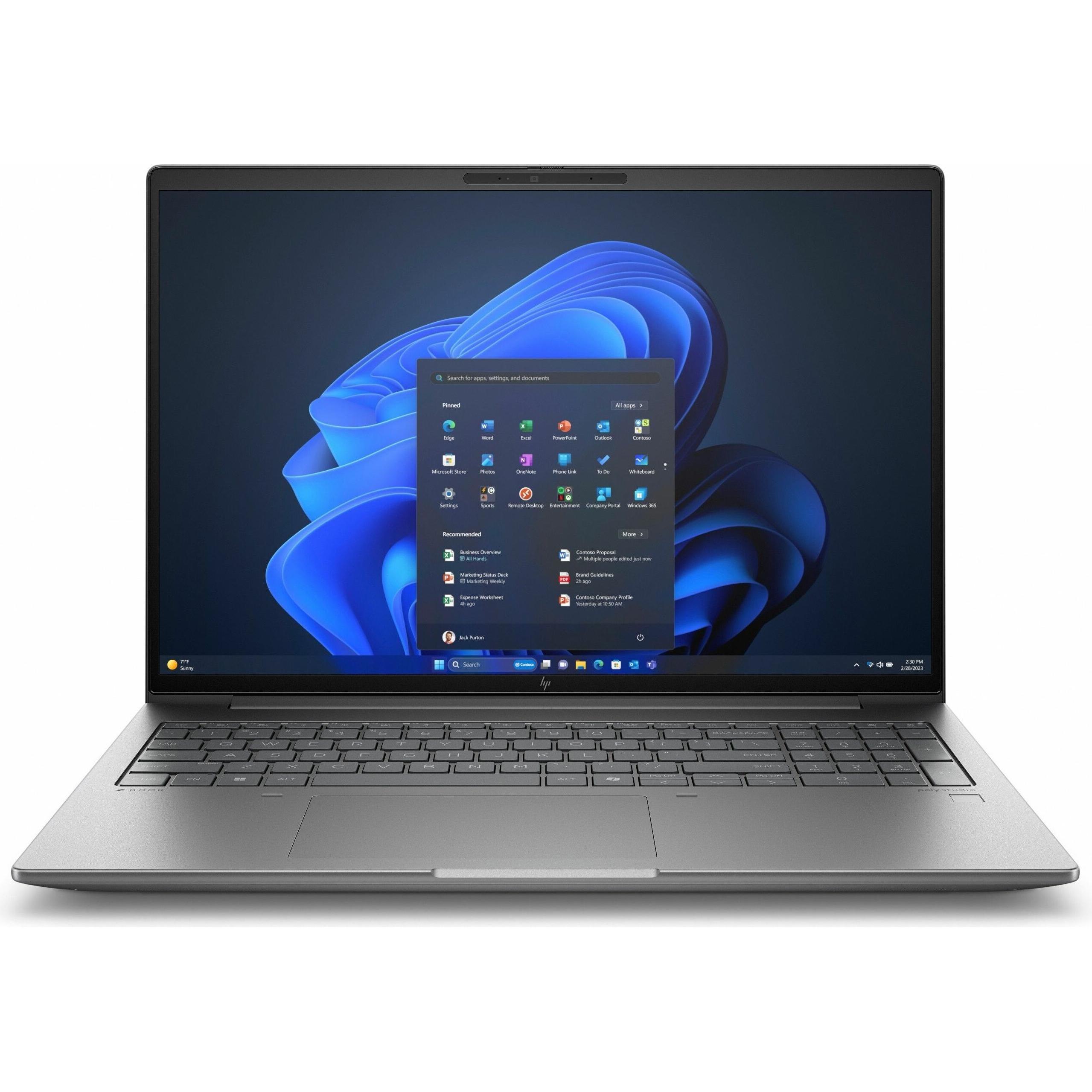 HP ZBook Power G11 (16", AMD Ryzen 9 8945HS, 64 GB, 1000 GB, DE), Notebook, Grau