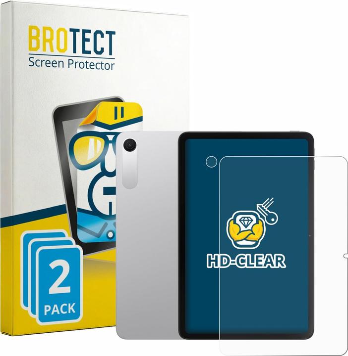 Produktbild BROTECT Schutzfolie für Xiaomi Redmi Pad 2 9.7 (Display+Kamera) Displayschutz Displayschutzfolie Folie Klar (2 Stk., Xiaomi Redmi Pad 2)