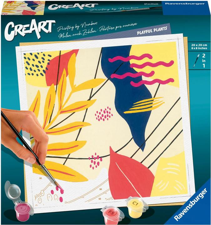 Ravensburger CreArt - Painting by numbers Playful Plants