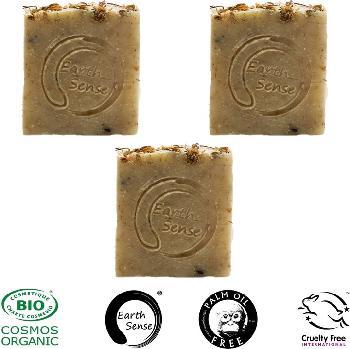 Produktbild Natura Punto 3er-Set Palmölfreie feste Bio-Seife (Hartseife)