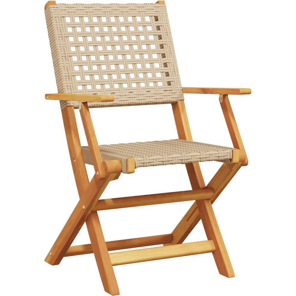 Thumbnail - VidaXL, Gartentisch + Balkontisch, 3-tlg. Bistro-Set und (54 cm)