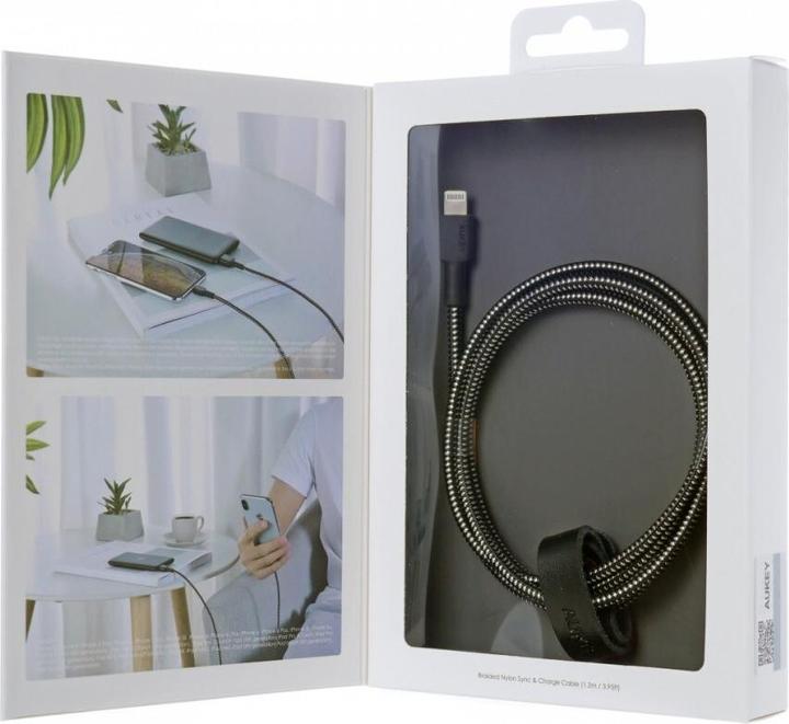 Produktbild Aukey USB-A - Lightning (1.20 m, USB 2.0, USB 3.0)