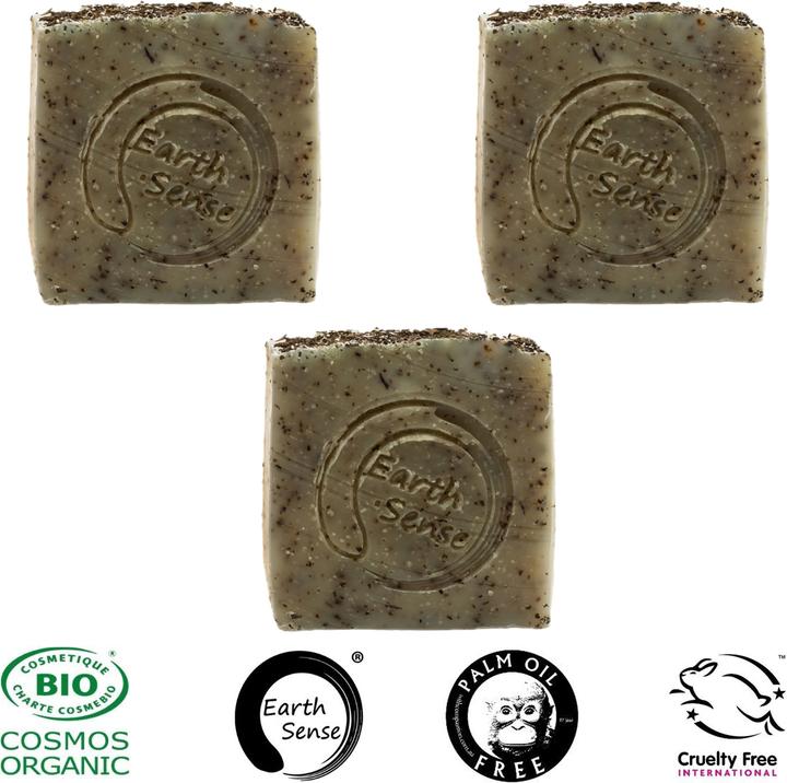 Image du produit Natura Punto Lot de 3 savons solides bio sans huile de palme (Savon dur)