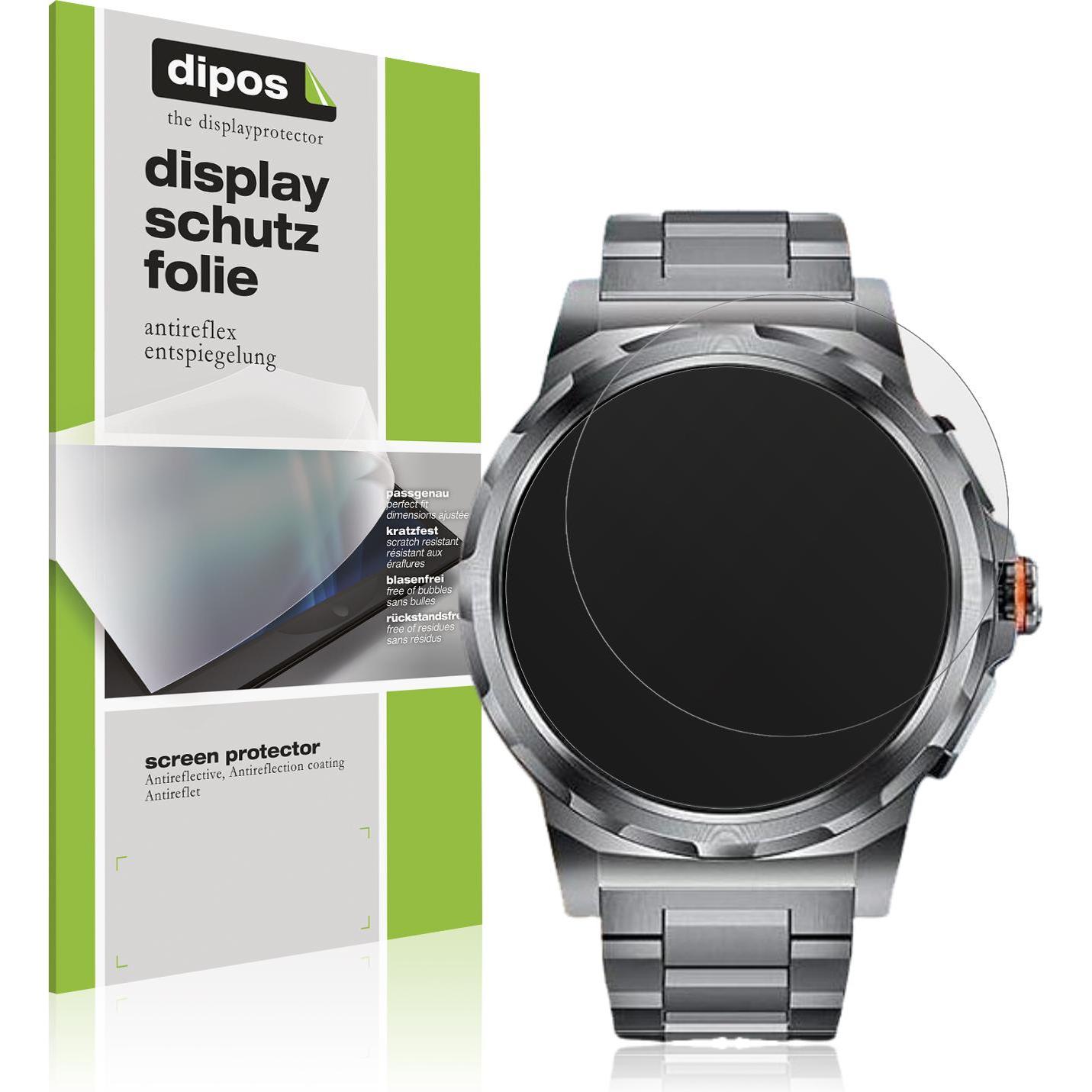 Dipos Schutzfolie Matt für LIGE SML3-A 1.43 Zoll, Smartwatch Schutzfolie, Transparent