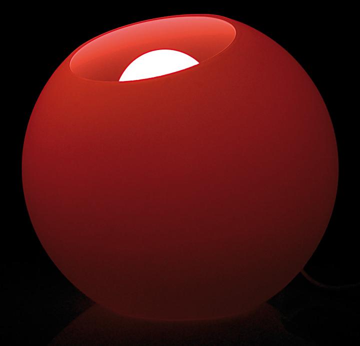Actual product image Lunartec Remote control LED light ball made of frosted glass