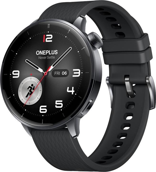 Actual product image OnePlus Watch 3 43mm Strap - Black (18 mm, Fluoroelastomer)