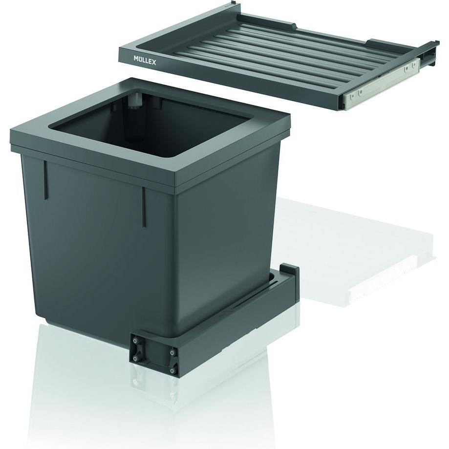 Müllex Kehrichtsystem X50 Basic, Abfalleimer, Grau