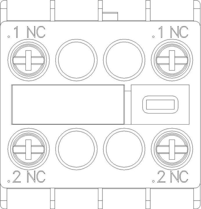 Produktbild Siemens Hilfsschalterblock 3RH2911-1NF02 1 St.