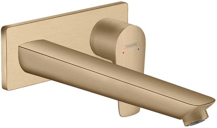 hansgrohe Talis E Einhebel-Waschtischmischer Unterputz für Wandmontage (brushed bronze)