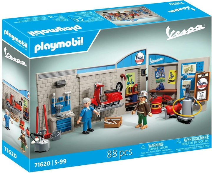 Image du produit Playmobil Atelier Vespa des années 60 (71620, Playmobil City Life)