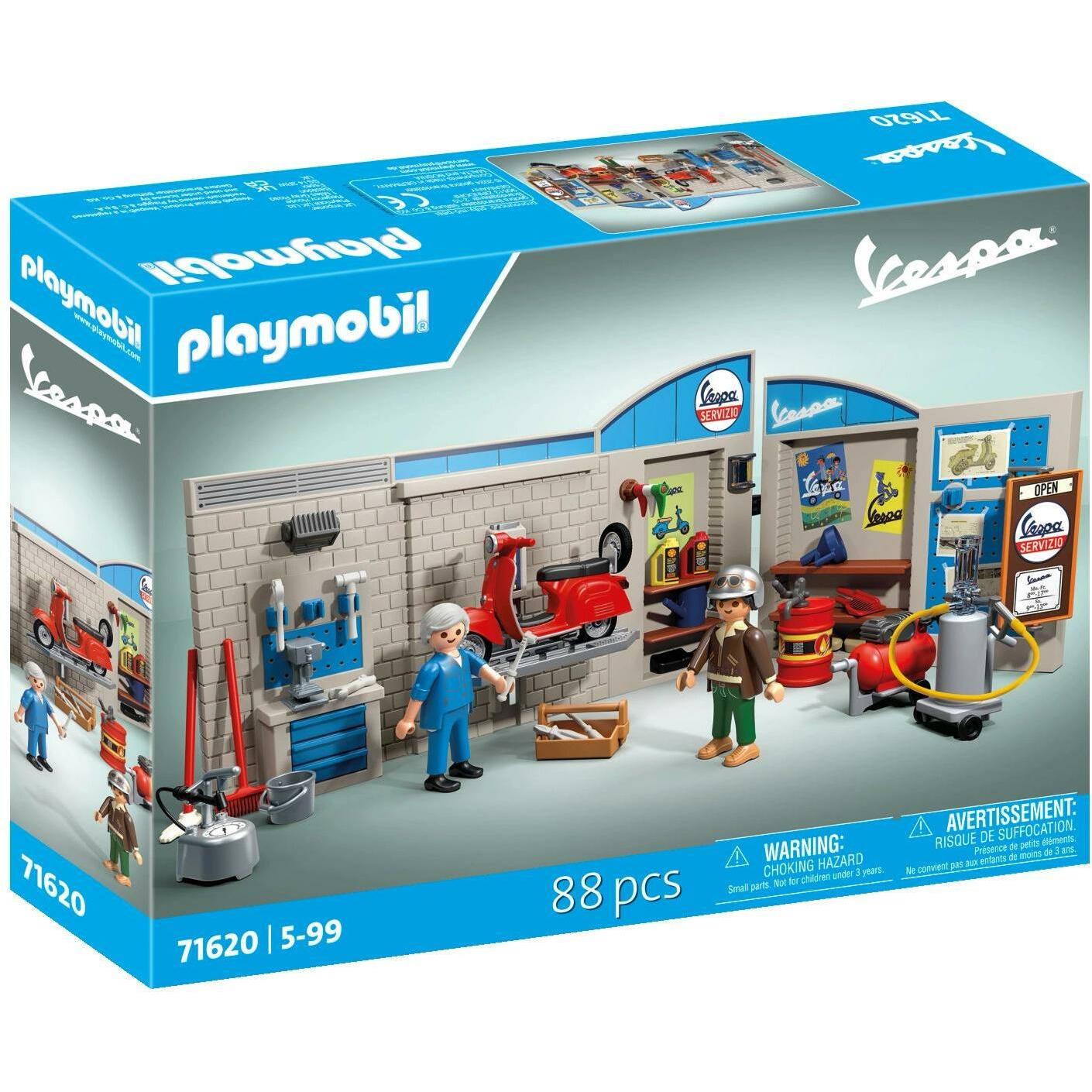 Playmobil 60er Vespa Werkstatt (71620, Playmobil City Life)