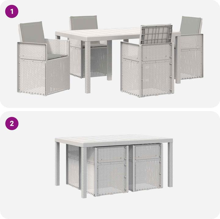 Produktbild vidaXL Modernes Esszimmer-Set