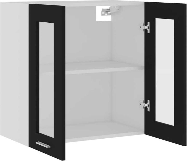 Image du produit vidaXL Allie 1x hanging glass cabinet (2 doors) 60 cm wide 60 cm high (60 x 31 x 60 cm)
