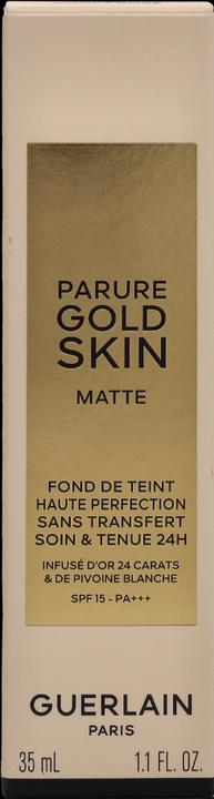 Produktbild Guerlain Parure G Mat Fluid Fond de Teint No 1C (1C Cool, Rosé)