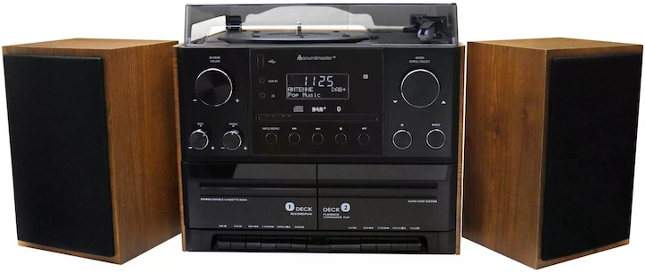 Produktbild Soundmaster MCD5600 (Bluetooth, Plattenspieler, CD Player, 2x 5 W)