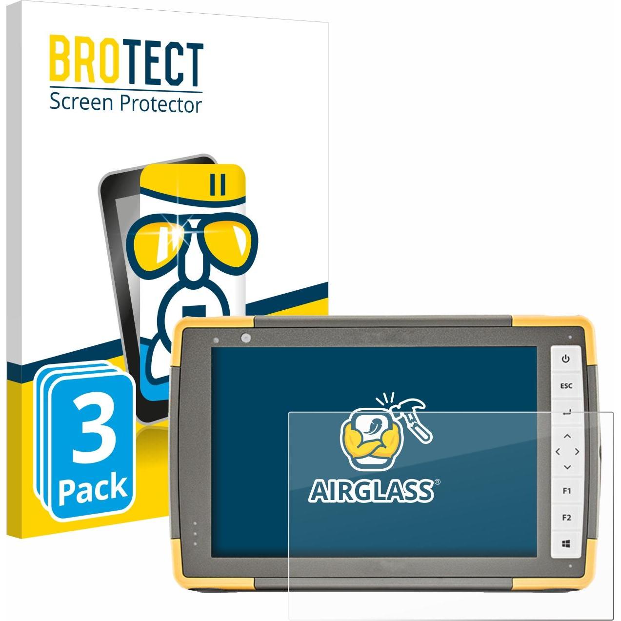 BROTECT AirGlass Panzerglasfolie, Smartwatch Schutzfolie, Transparent