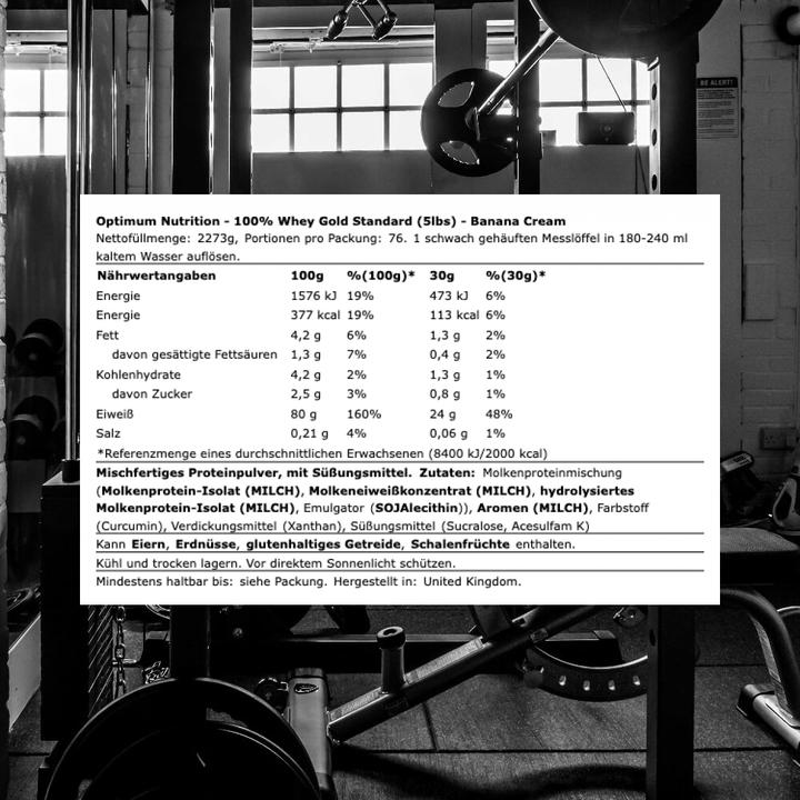 Image du produit Optimum Nutrition 100% Whey Gold Standard (Banane, 1 x, 2273 g)