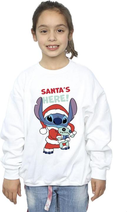 Produktbild Disney Lilo & Stitch Santa's Here Sweatshirt Mädchen (104)