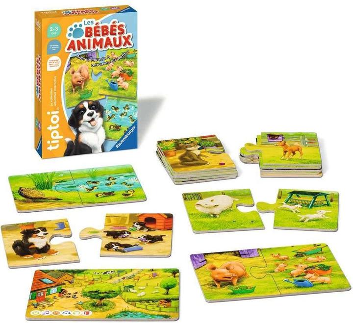 Produktbild tiptoi Puzzle Les bébés animaux (18 Teile)