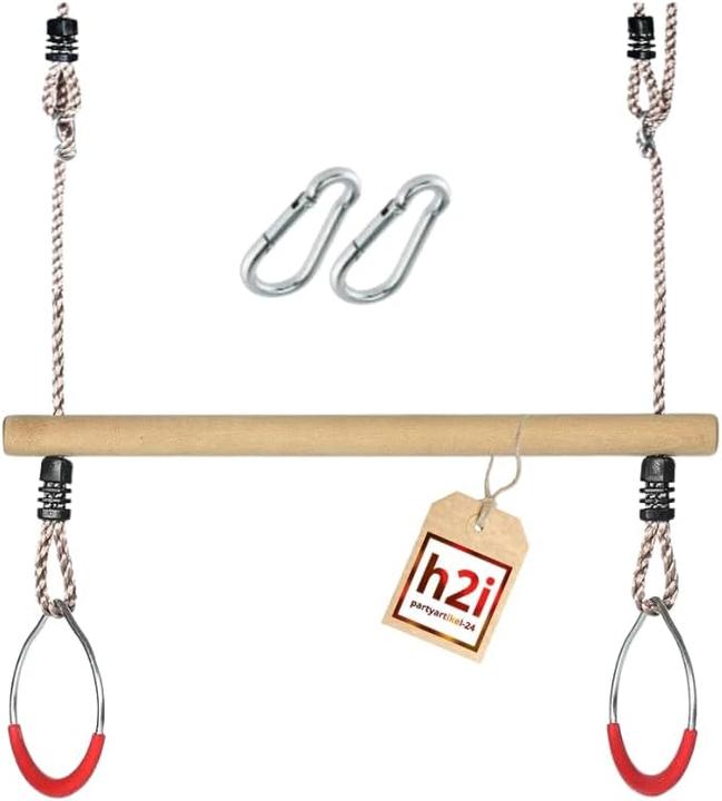 Produktbild H2i Trapezschaukel mit Turnringen