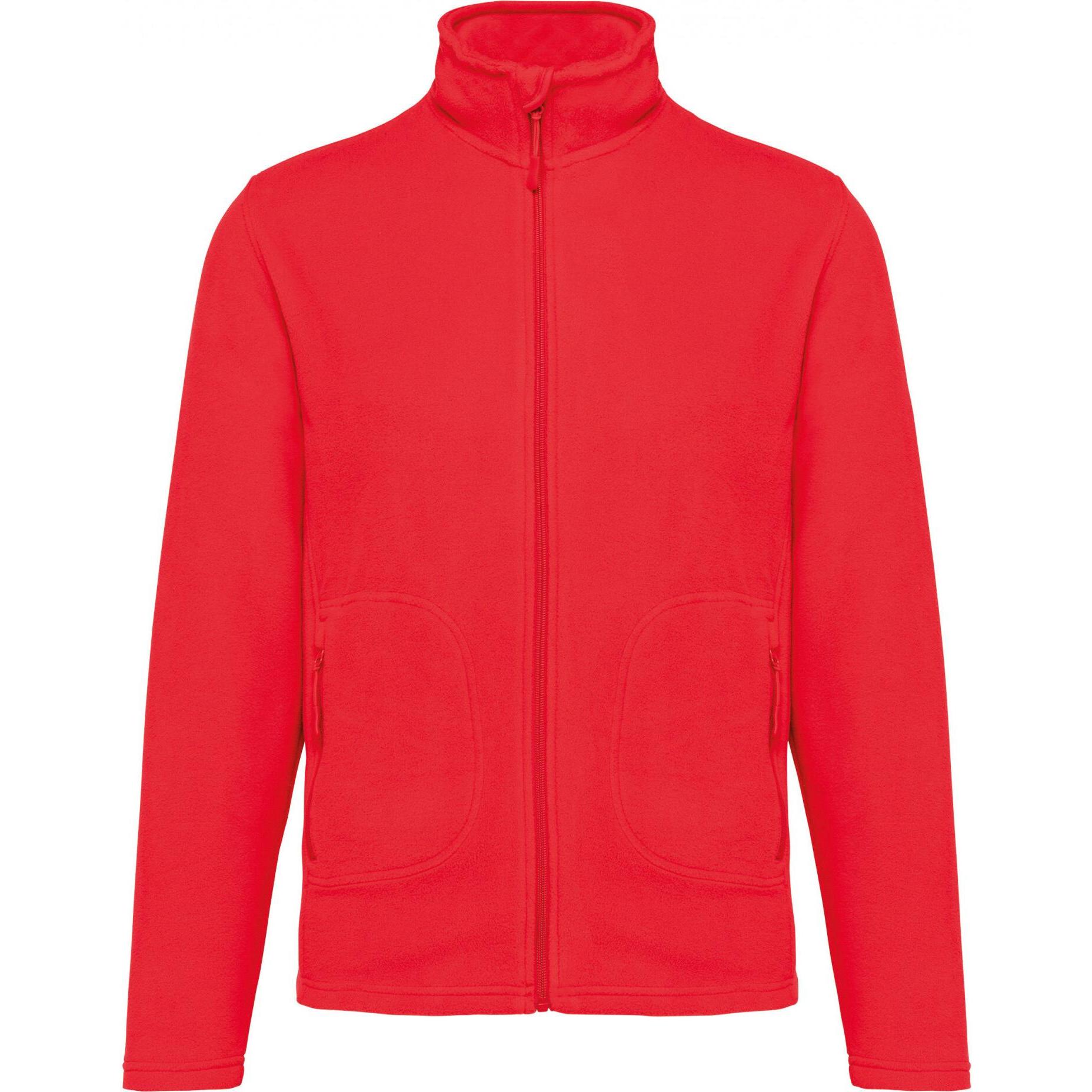 Kariban, Jacke, Umweltfreundliches Fleece (S), Rot, S