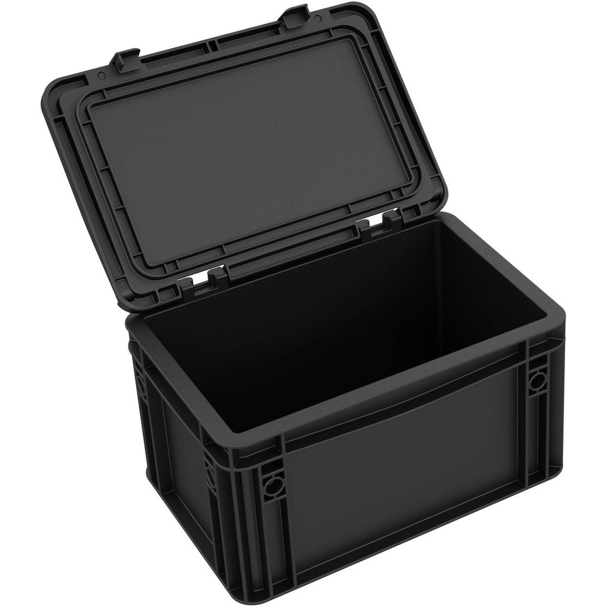 Feldherr ESD ED 32/17 HG - HSEB165ESD Eurobehälter / Euro Box mit Scharnierdeckel