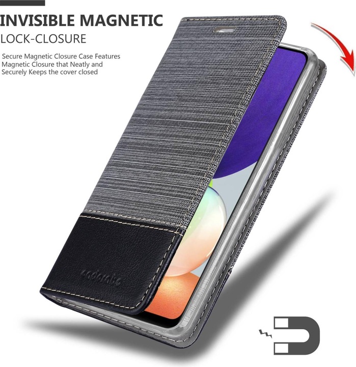 Actual product image Cadorabo Jeans Book Cover (Samsung Galaxy M22, Samsung Galaxy A22, Samsung Galaxy A32)