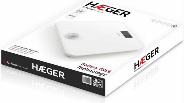 Actual product image Haeger BASCULA U-POWER BS-DIG.011A BLANCO (180 kg)