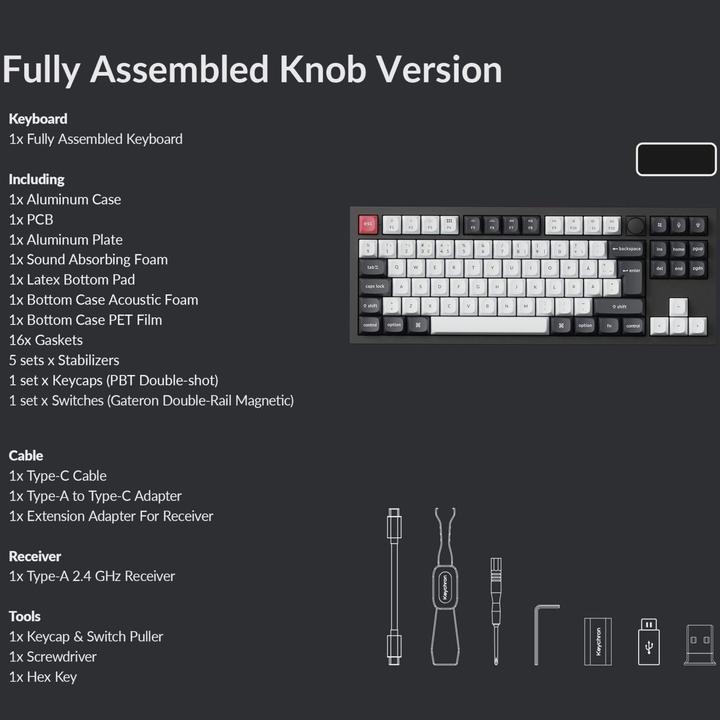 Produktbild Keychron Q3 HE (Magnetic Switch) (CH, Kabellos, Kabelgebunden)