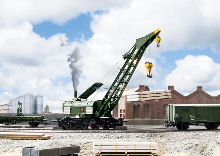 Image du produit Märklin Grue à vapeur type 058 Ardelt (Piste H0)