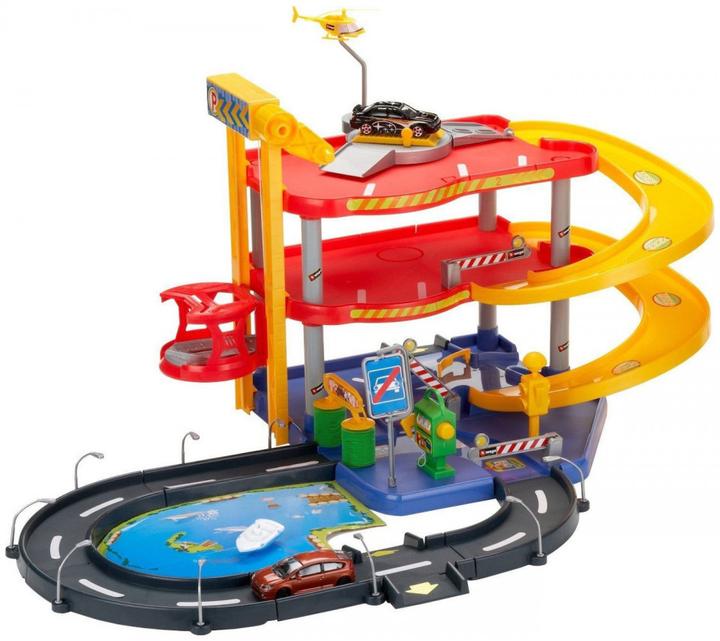 Actual product image Bburago Garage set with 2 cars