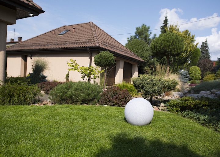 Produktbild Kanlux Aussenleuchte, Gartenlampe STONO N 585 E27 Granit IP65 36593 (E27, IP65)