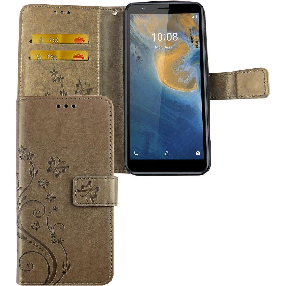 Thumbnail - König Design Handyhülle für ZTE Blade A31 Case Cover Schutztasche Schutzhülle Bookstyle Neu (ZTE Blade A31), Smartphone ...