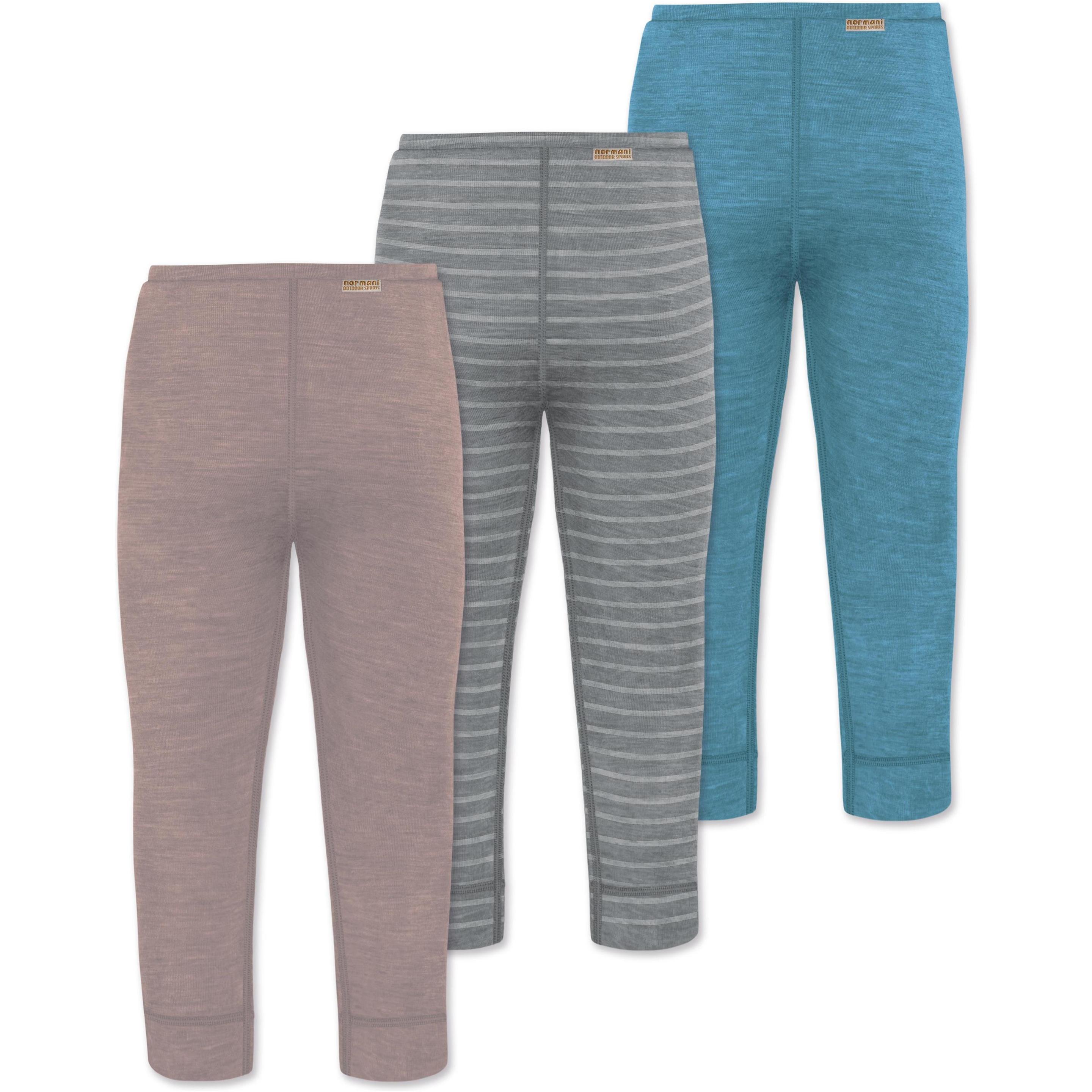 Thumbnail - Normani, Herren, Funktionsunterhose, 3er Pack Baby Merino Hose Unterhose „Tihoi" - 9509 (56), Blau, 56