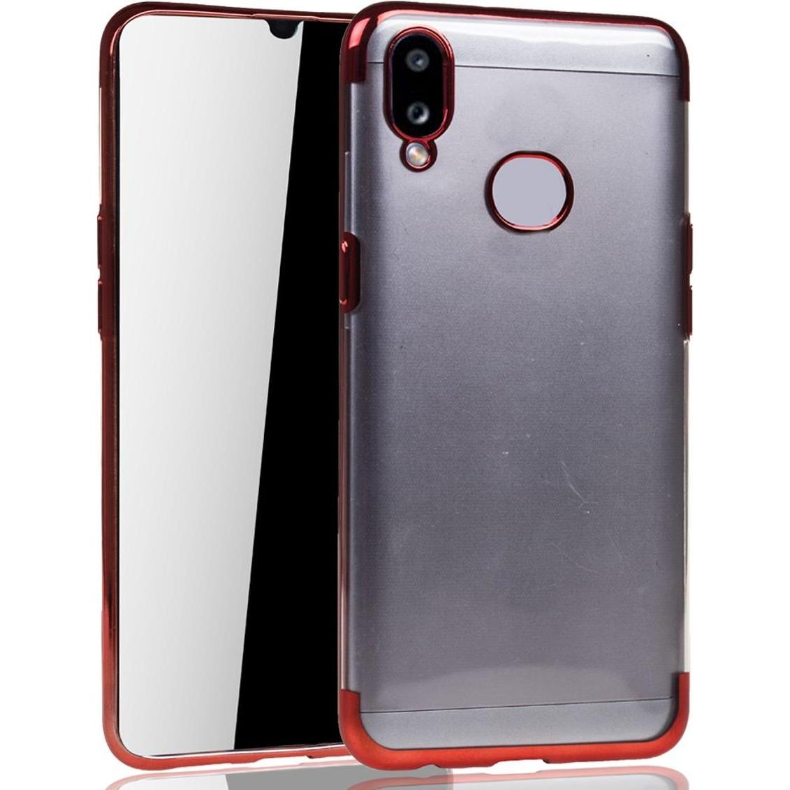Thumbnail - König Design Handyhülle für Samsung Galaxy A10s Schutzcase Backcover Bumper Etuis Rahmen Rot (Samsung Galaxy A10s), Smar...