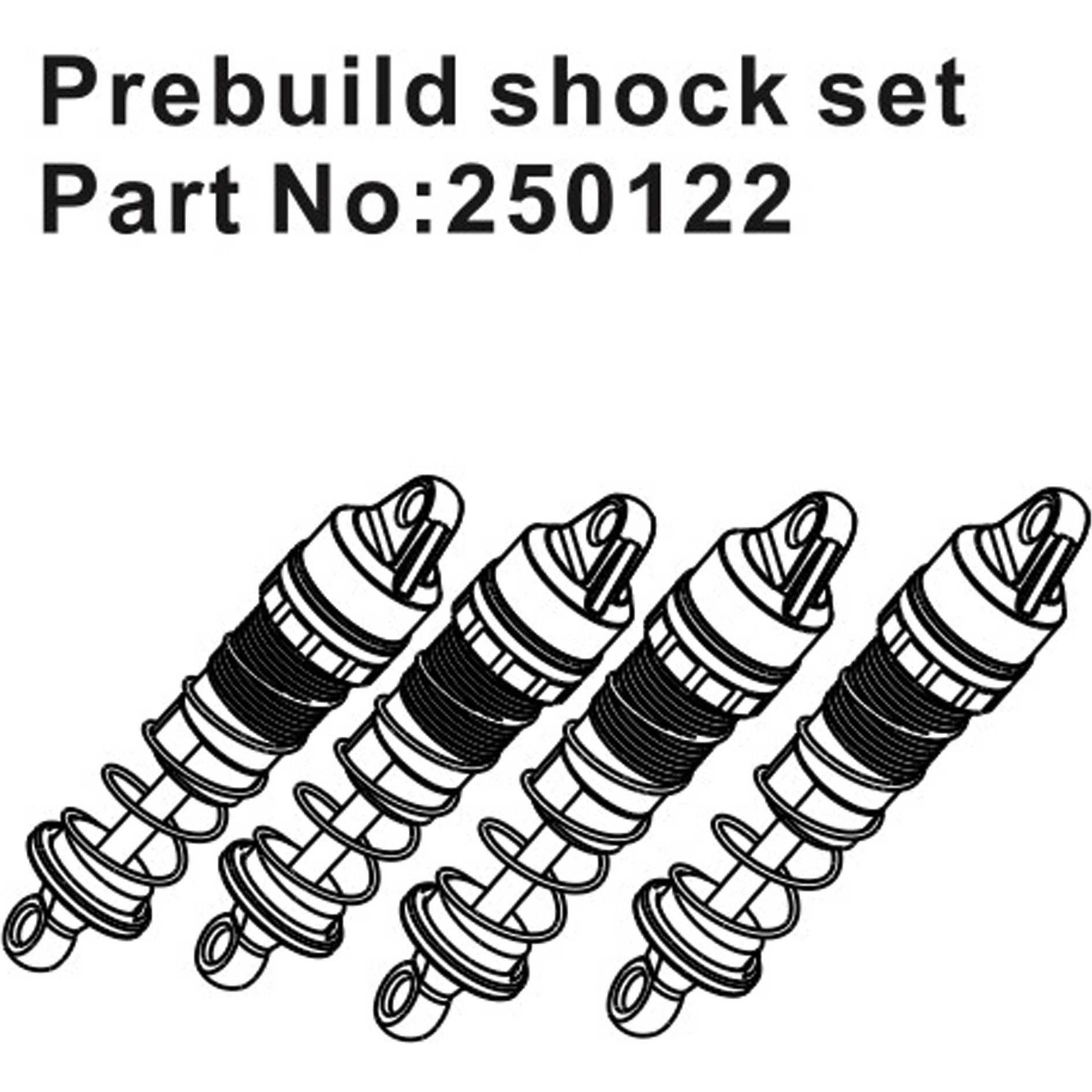 Hobby Plus RC Prebuild Shock Set