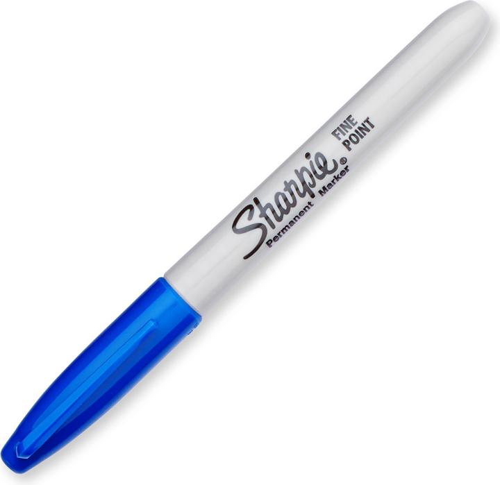 Image du produit Paper Mate Marqueur permanent sharpie, fin, rond, bleu (1x)